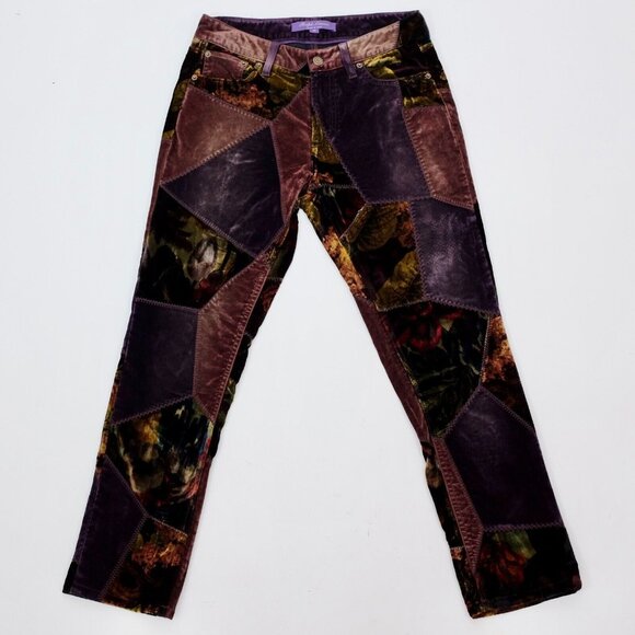 Ralph Lauren Purple Label 27 pants jeans patchwork velvet 50th anniversary 106